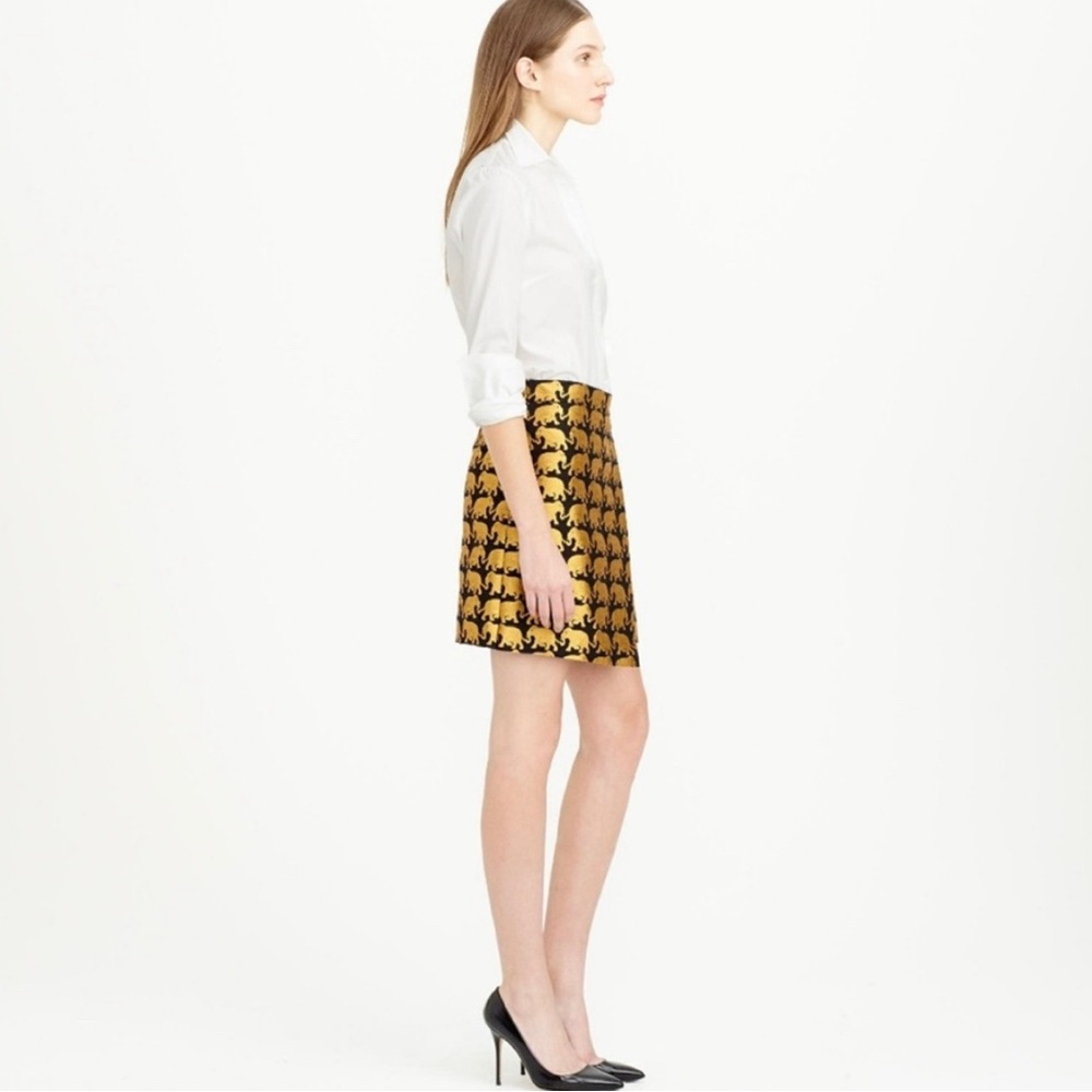 J. Crew Elephant Parade Skirt